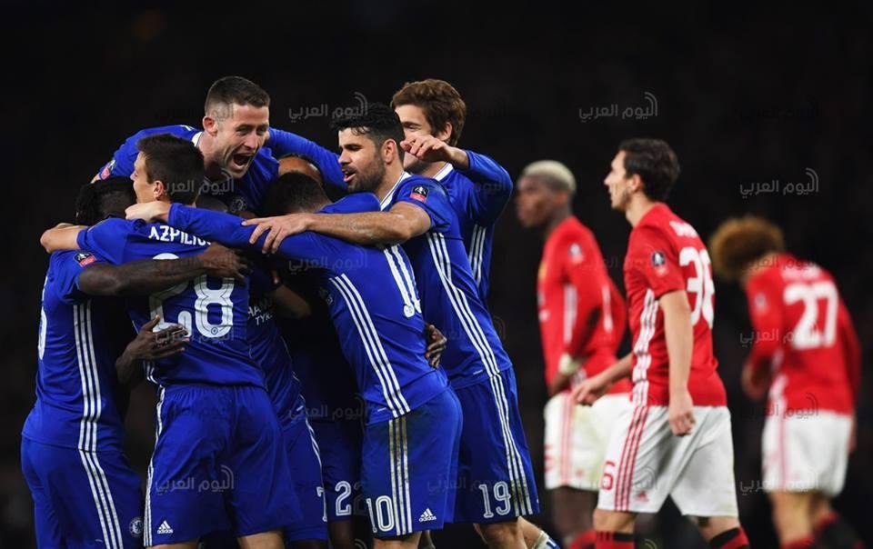 تشيلسي يفوز علي مانشستر يونايتد ويتأهل لنصف نهائي كأس الإتحاد الإنجليزي